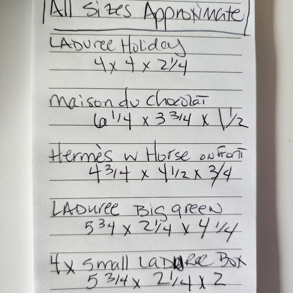 8 Boxes Laduree / Maison Du Chocolat / Hermès - Picture 14 of 14
